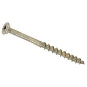 Vis de 3 1/2” à tête trompette et gros filet, boîte de 100