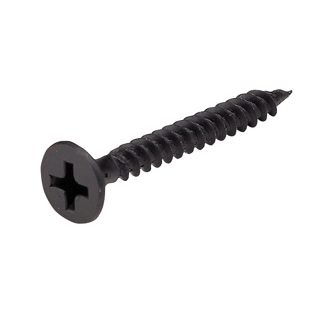 Vis de 1 1/4” à tête trompette et filet fin, boîte de 500