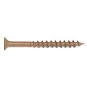 Vis de 2 1/2” à tête trompette et gros filet, boîte de 100