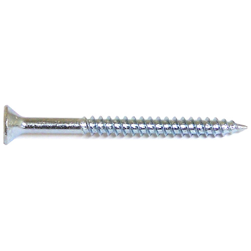 Vis à bois tête plate, carrée, n° 8, 1 1/4", 12 par boite