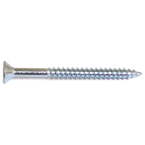 Vis à bois tête plate, carrée, n° 4, 1/2", 100 par boite