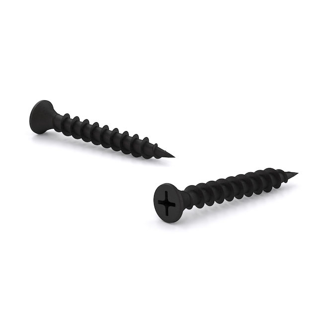 Vis de 1 1/2” à tête plate et gros filet, boîte de 500