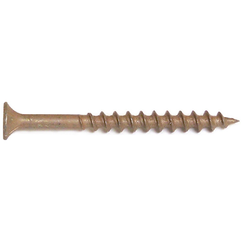 Vis de 3 1/2” à tête trompette et gros filet, boîte de 500