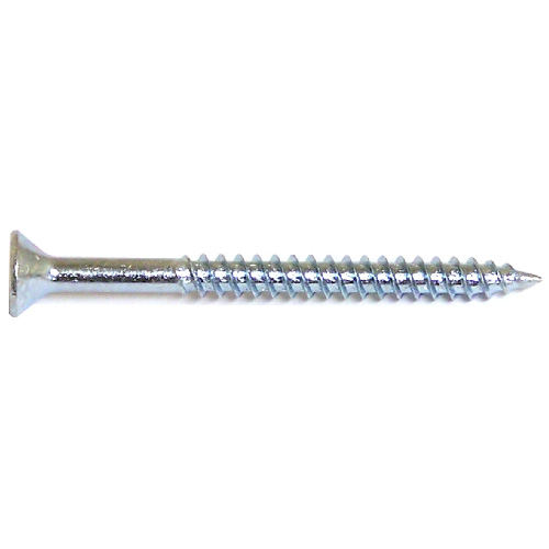 Vis à bois tête plate, carrée, n° 7, 1 1/4", 14 par boite