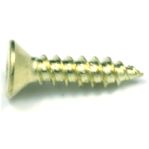 Vis à bois tête plate, carrée, n° 4, 3/4", 100 par boite