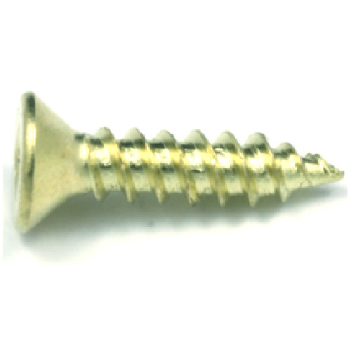 Vis à bois tête plate, carrée, n° 6, 3/4", 100 par boite