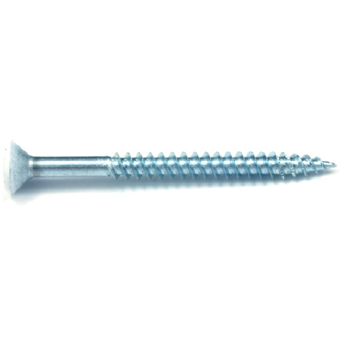 Vis à bois tête plate, carrée, n° 8, 2 1/2", 5 par boite