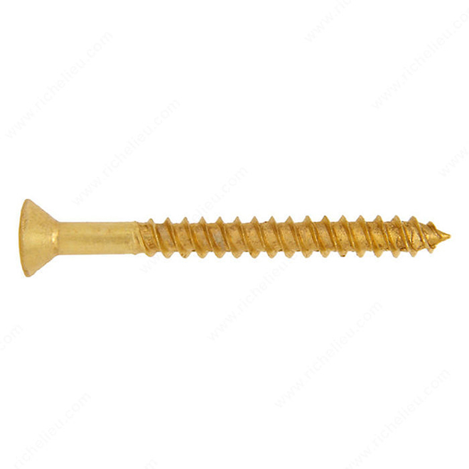 Flat Head Wood Screws - Square - #8 - 1 1/4" - 100/Box
