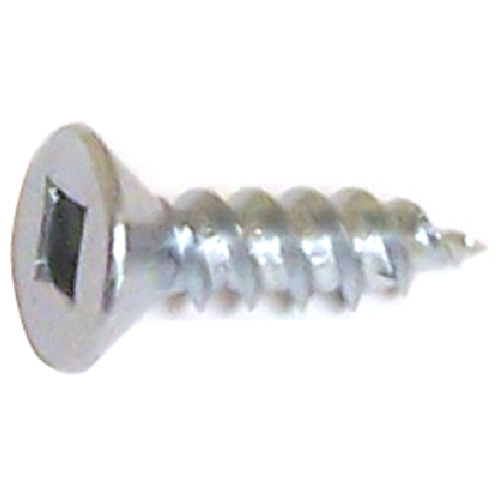 Vis à bois tête plate, carrée, n° 10, 1/2", 100 par boite