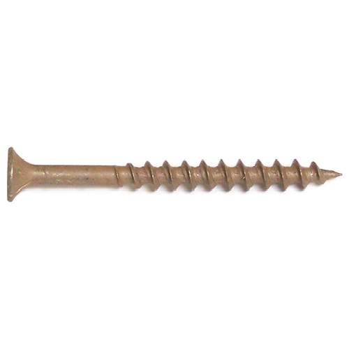 Vis de 3 1/2” à tête trompette et gros filet, boîte de 175