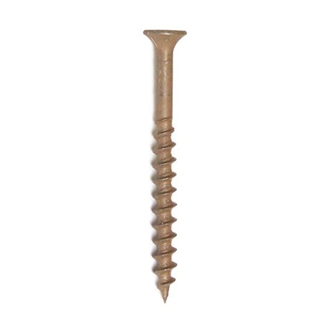 Vis de 1 3/4” à tête trompette et gros filet, boîte de 7 000