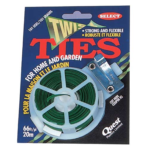 Attaches plastifiées pour plantes