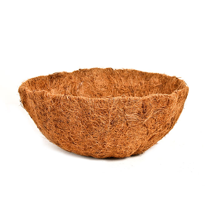 Coco-Fibre Round Hanging Basket Liner - 12"