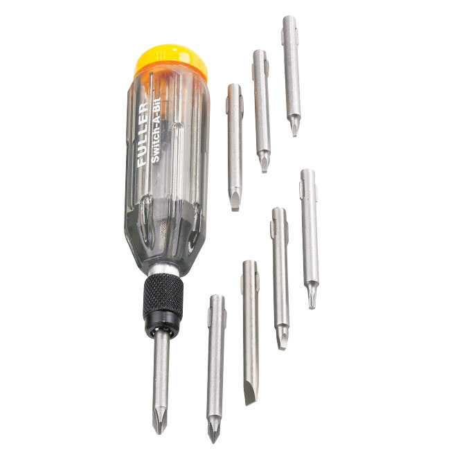 "Dial-a-bit" Screwdriver
