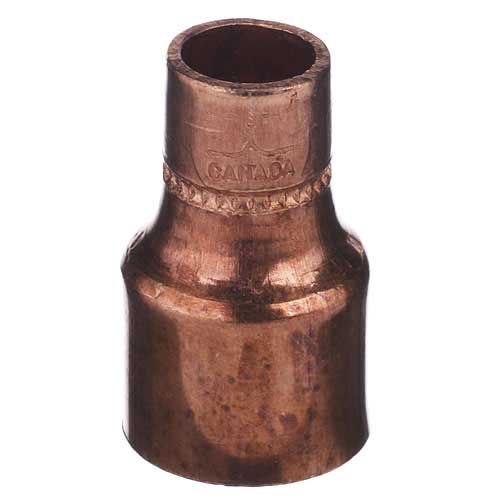 Straight 1/2"-1/4" Copper Solder to Solder Reducing Sleeve