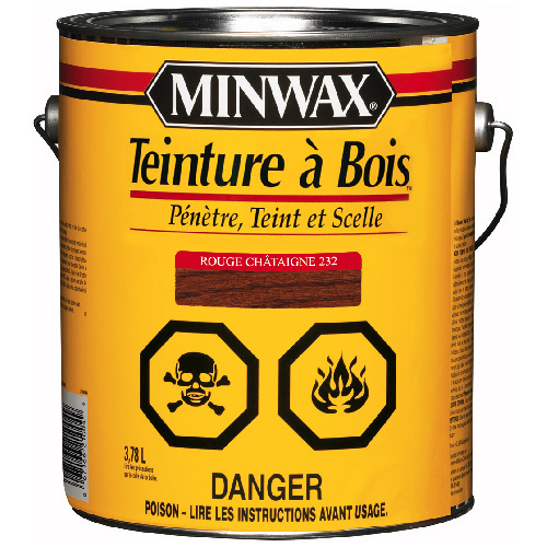Teinture d'intérieur pour bois - Châtaignier rouge