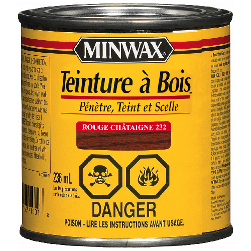 Teinture d'intérieur pour bois - Châtaignier rouge
