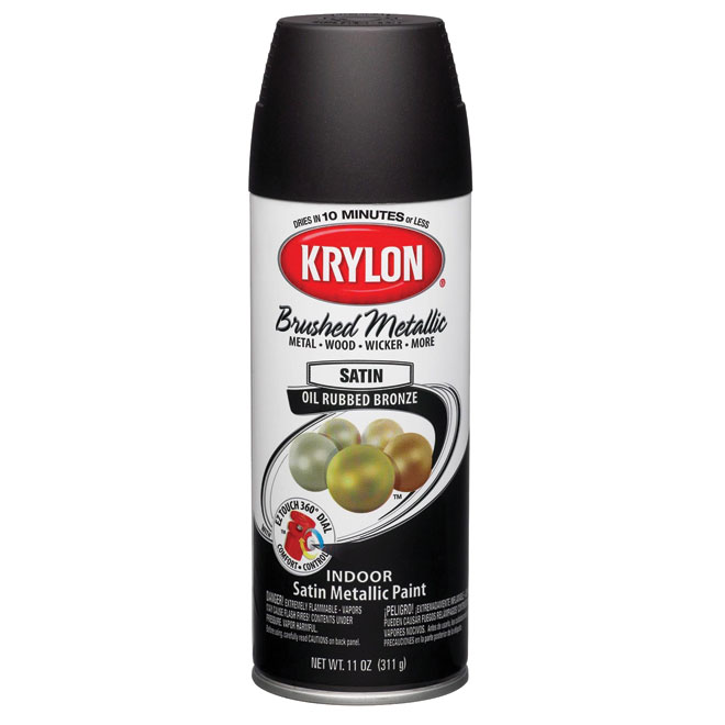 "Brushed Metallic" Spray Paint