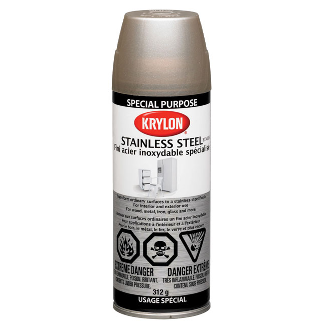 "Stainless steel finish" Spray Paint