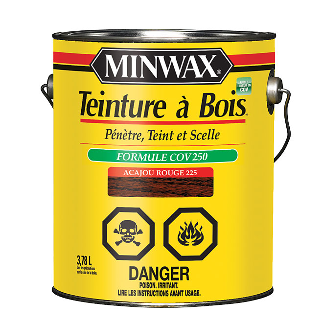 Teinture d'intérieur pour bois - Acajou rouge