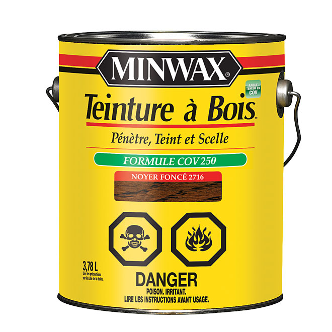Teinture d'intérieur pour bois - Noyer foncé