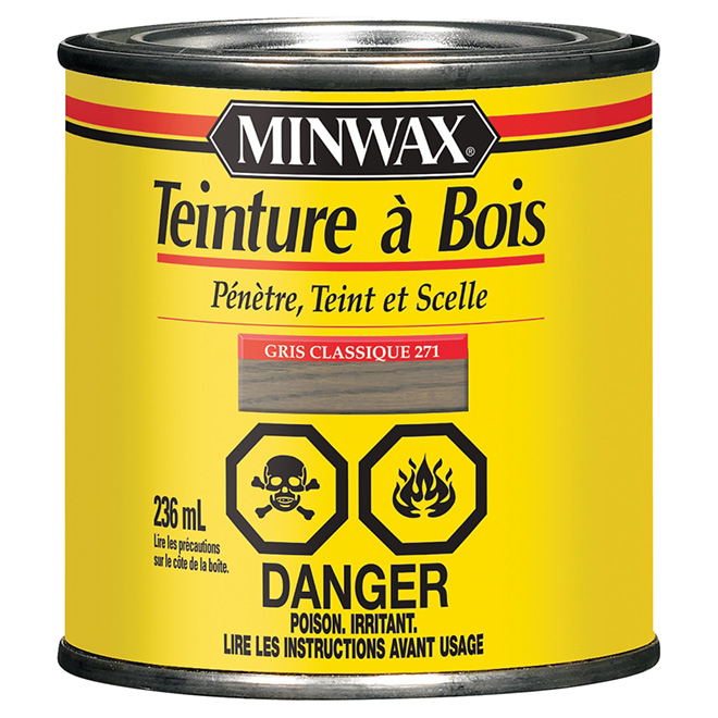 Teinture d'intérieur pour bois - Gris classique