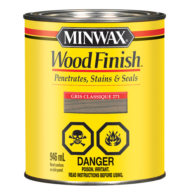 Teinture d'intérieur pour bois - Gris classique