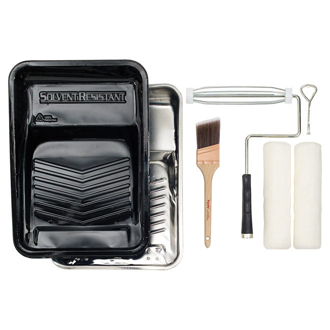 Paintbrush and Roller Kit - 6-Piece