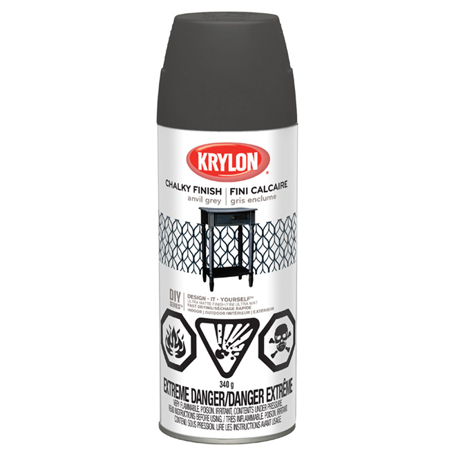 Aerosol Paint - Chalky Finish - Anvil Grey