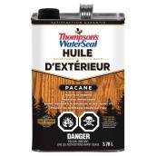 Huile pénétrante pour bois d'extérieur, pacane, 3,78 l