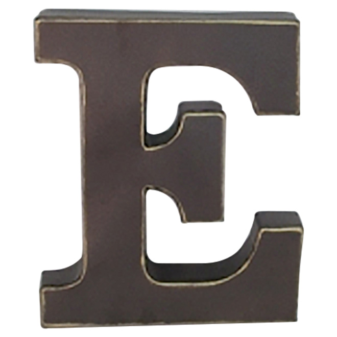 3D Metal Letter - "E"