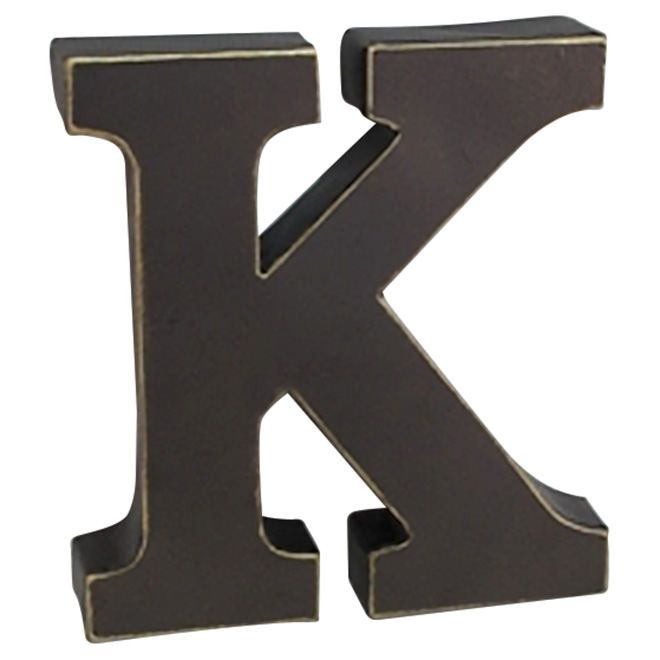 3D Metal Letter - "K"