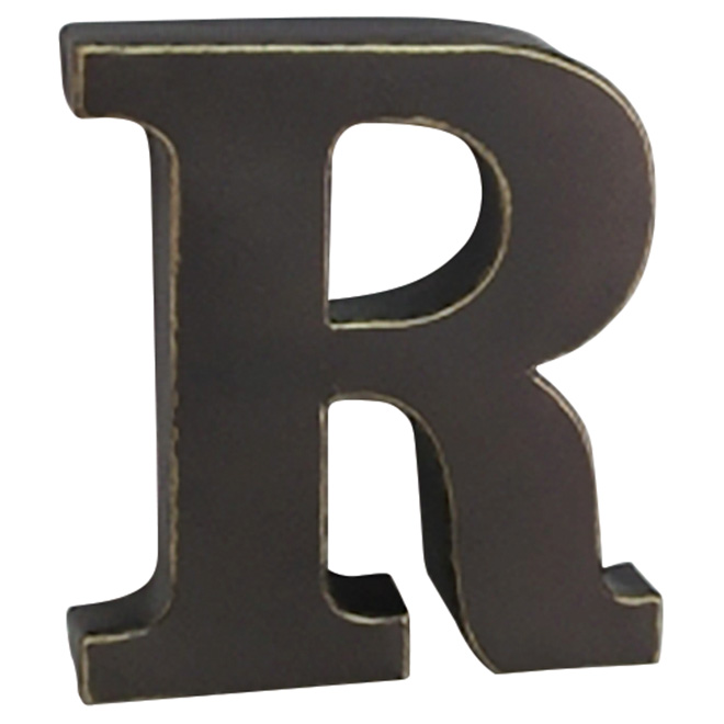 3D Metal Letter - "R"