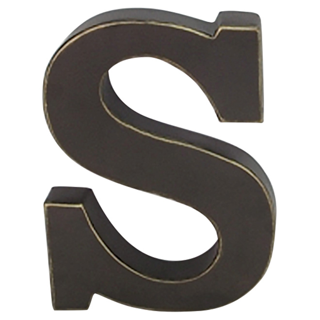 3D Metal Letter - "S"
