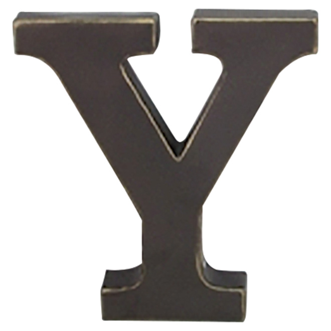 Lettre en métal 3D, «Y»