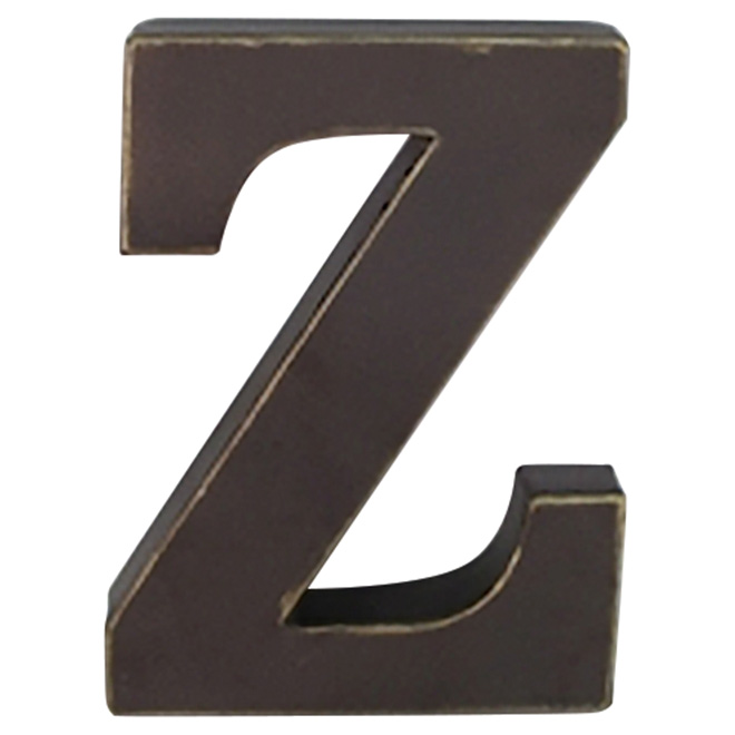 Lettre en métal 3D, «Z»
