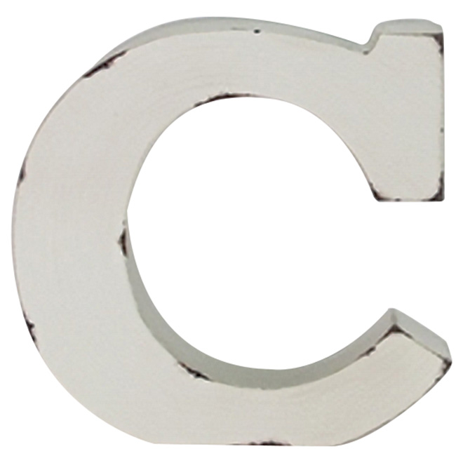 Lettre en métal 3D, «C»