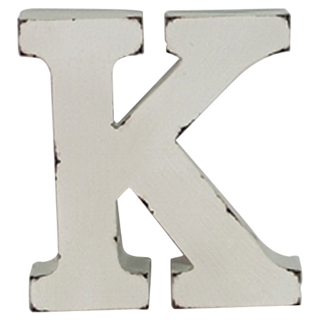 3D Metal Letter - "K"