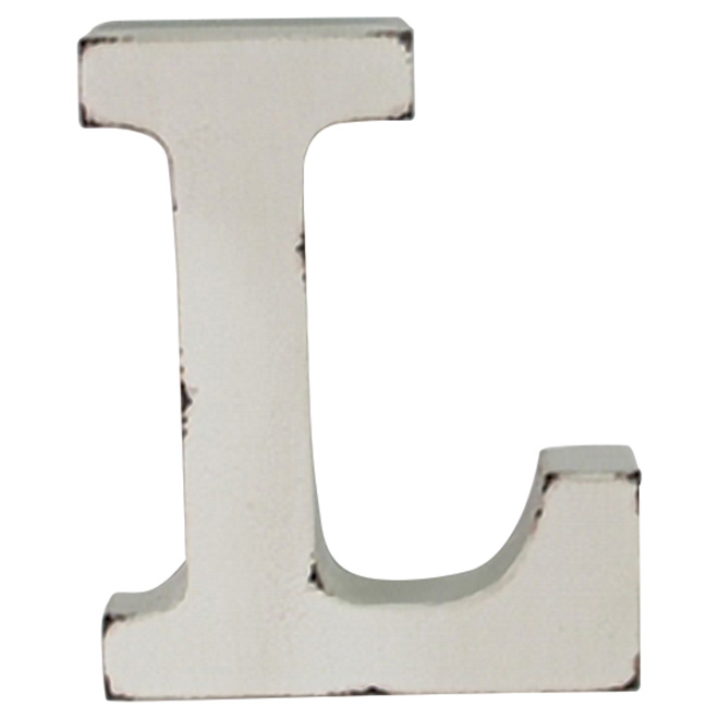 Lettre en métal 3D, «L»