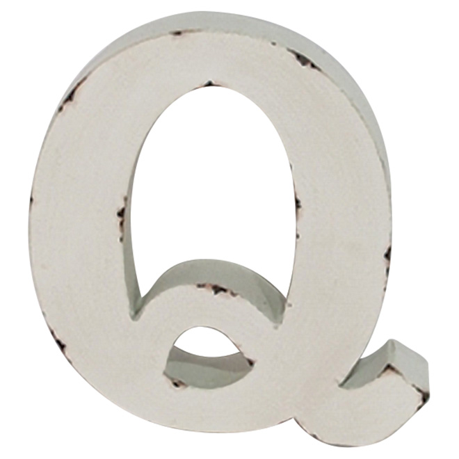 3D Metal Letter - "Q"