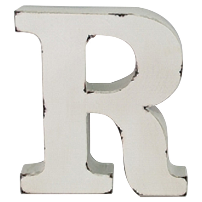 Lettre en métal 3D, «R»