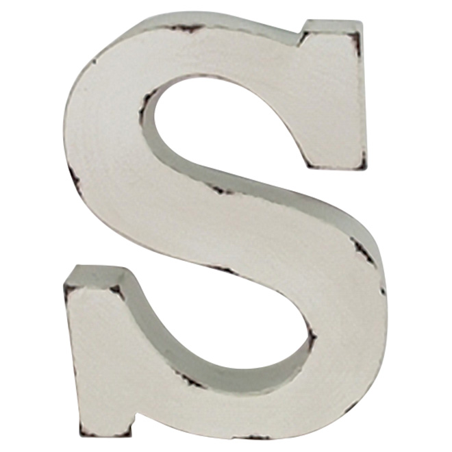 3D Metal Letter - "S"