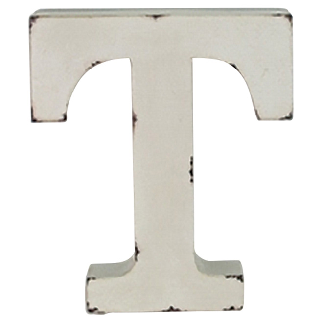 Lettre en métal 3D, «T»