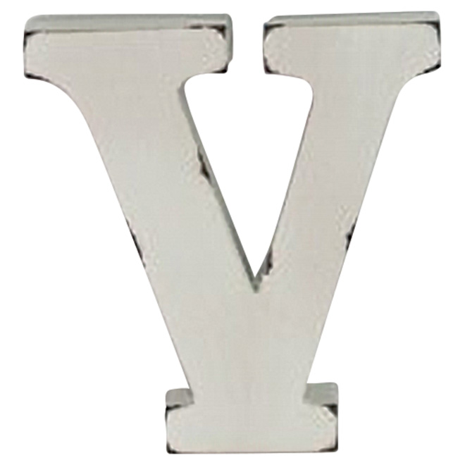 Lettre en métal 3D, «V»