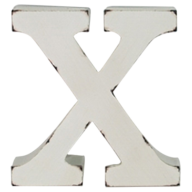 Lettre en métal 3D, «X»