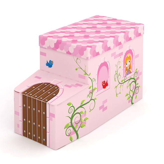 Princess Castel Storage Ottoman