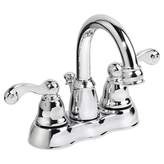 Bathroom Faucet - 2 Handles - 4" - Chrome