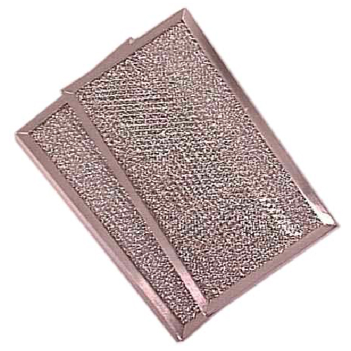 Filtre de remplacement en aluminium pour hotte, paquet de 2