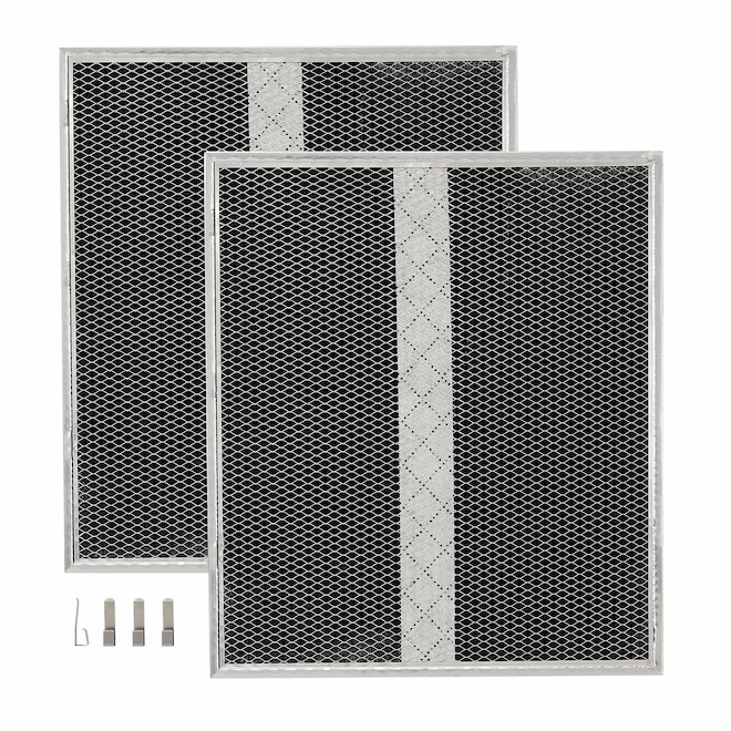 Filtres de remplacement pour hotte en recirculation, charbon