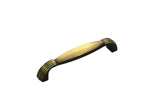Metal Handle Pull burnished Brass